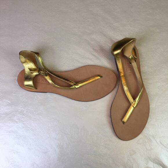 CorNETTI T-Strap Sandal Gold Size EU 37 - Picture 4 of 16
